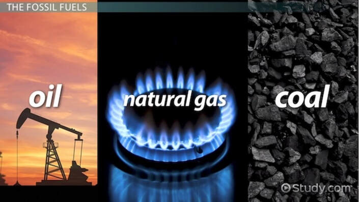 fossil fuels coal oil and natural gas